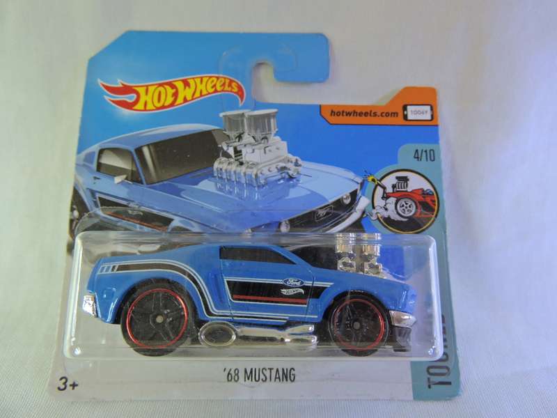 Hot Wheels FORD Mustang ( Blue  Tooned )