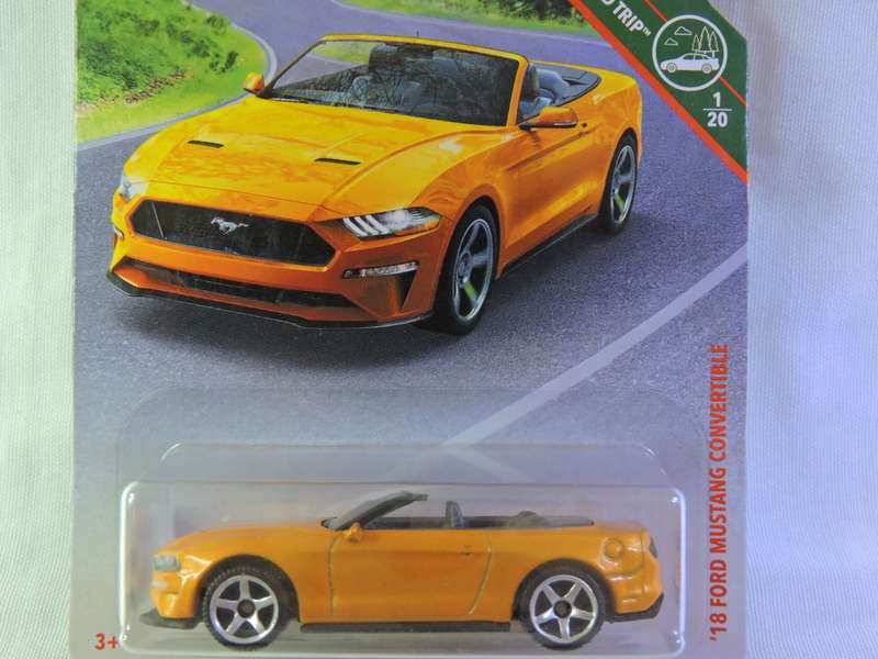 MATCHBOX FORD Mustang Convertible ( Orange ) Like Hot Wheels
