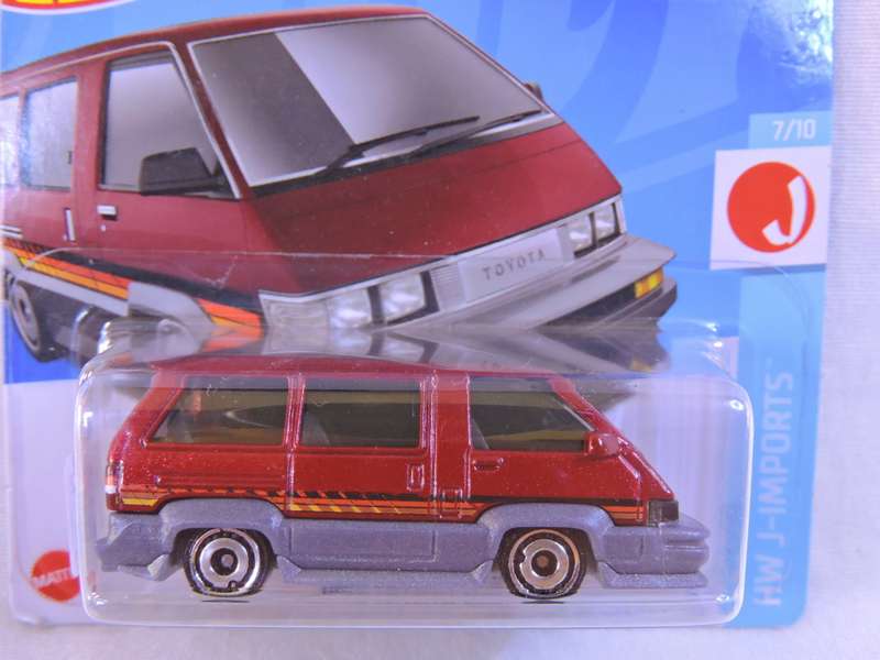 Hot Wheels TOYOTA Van ( Red/Grey )