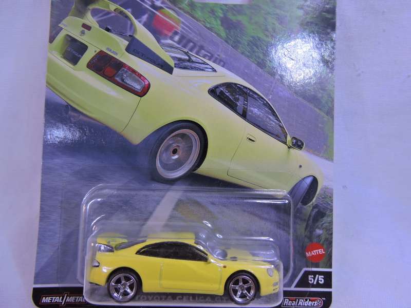 Hot Wheels TOYOTA Celica GT-Four ( Yellow ) Full metal with Real Riders Car Culture