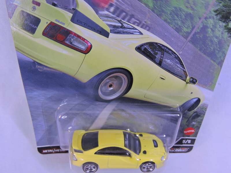 Hot Wheels TOYOTA Celica GT-Four ( Yellow ) Full metal with Real Riders Car Culture