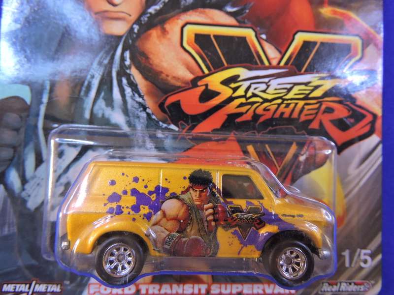 Hot Wheels FORD Transit Supervan  ( CapCom  1/5 ) Street Fighter