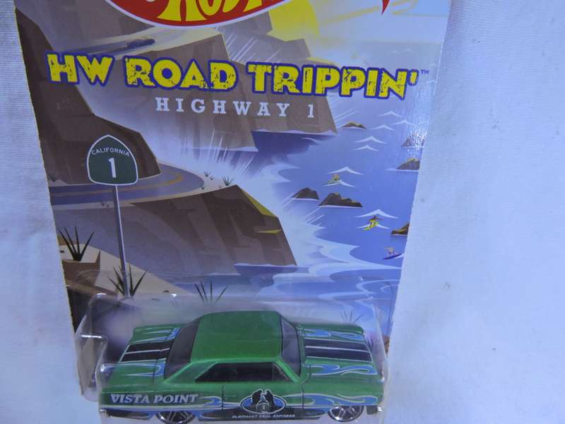 Hot Wheels CHEVY CHEVROLET Chevy Nova ( Green ) Road Trippin # CHEVY BLOW OUT SALE #