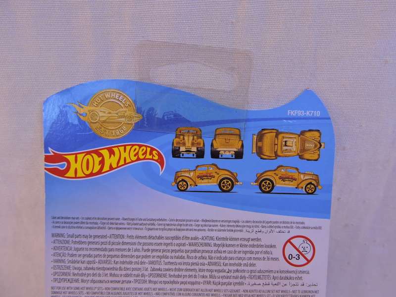 Hot Wheels Pass n Gasser ( GOLD ) Like Chevy and Ford