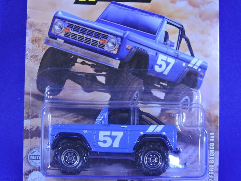 Hot Wheels FORD BRONCO ( Blue #57 ) Off Road Rally
