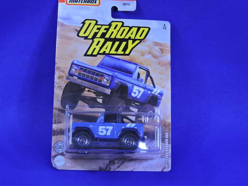 Hot Wheels FORD BRONCO ( Blue #57 ) Off Road Rally
