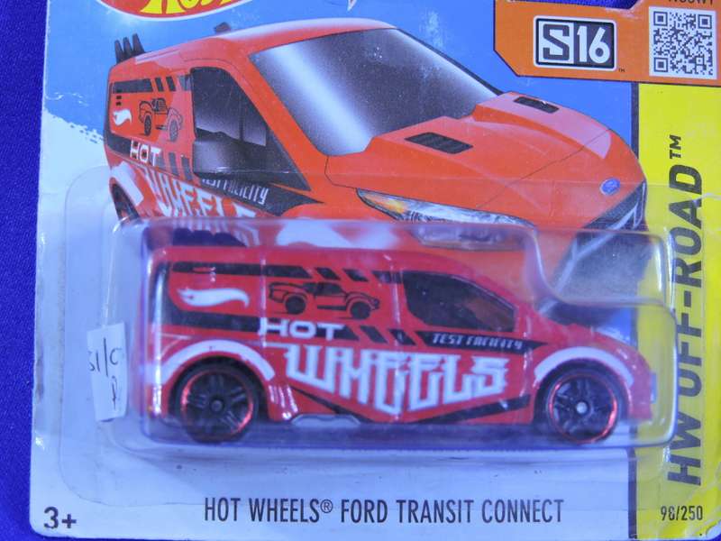 Hot Wheels FORD Transit Connect Van ( Red )
