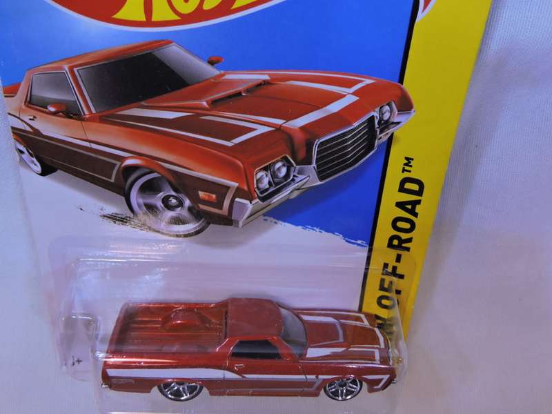 Hot wheels FORD Ranchero ( Red white stripe ) Long Card