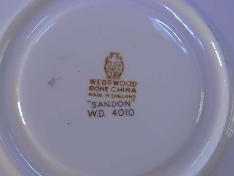 Wedgwood Trio  SANDON W.D.4010  Fine porcelain
