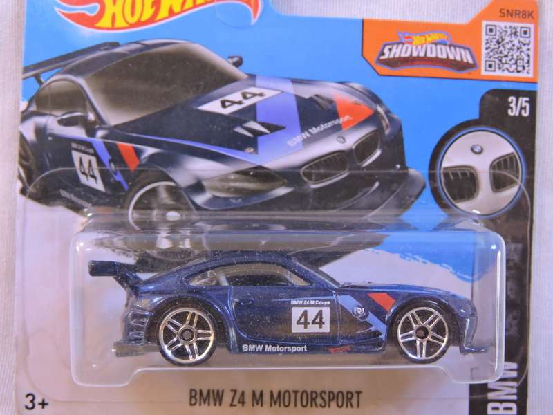 Hot Wheels BMW M4 Motorsport ( Blue #44 )
