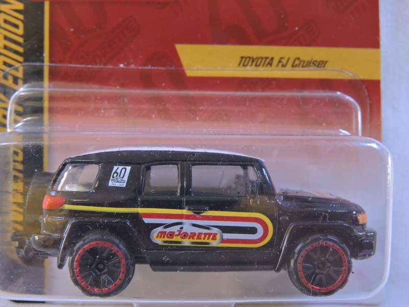 Majorette TOYOTA FJ Cruiser ( Black ) 60th Anniversary Edition Like Hot Wheels