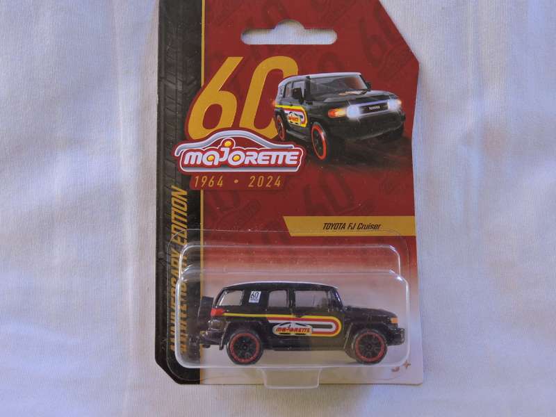 Majorette TOYOTA FJ Cruiser ( Black ) 60th Anniversary Edition Like Hot Wheels