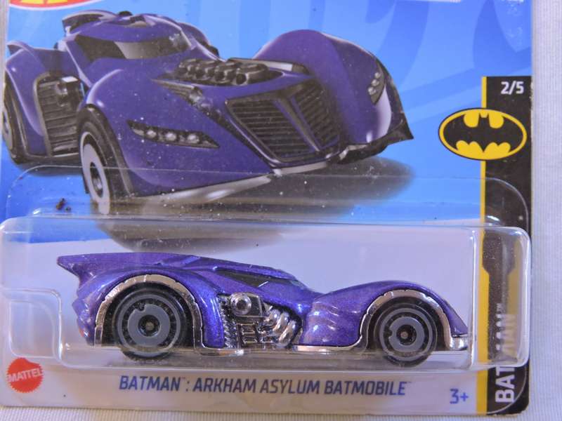 Hot Wheels Arkham Asylum BATMOBILE ( Purple )  Batman
