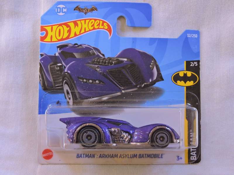 Hot Wheels Arkham Asylum BATMOBILE ( Purple )  Batman