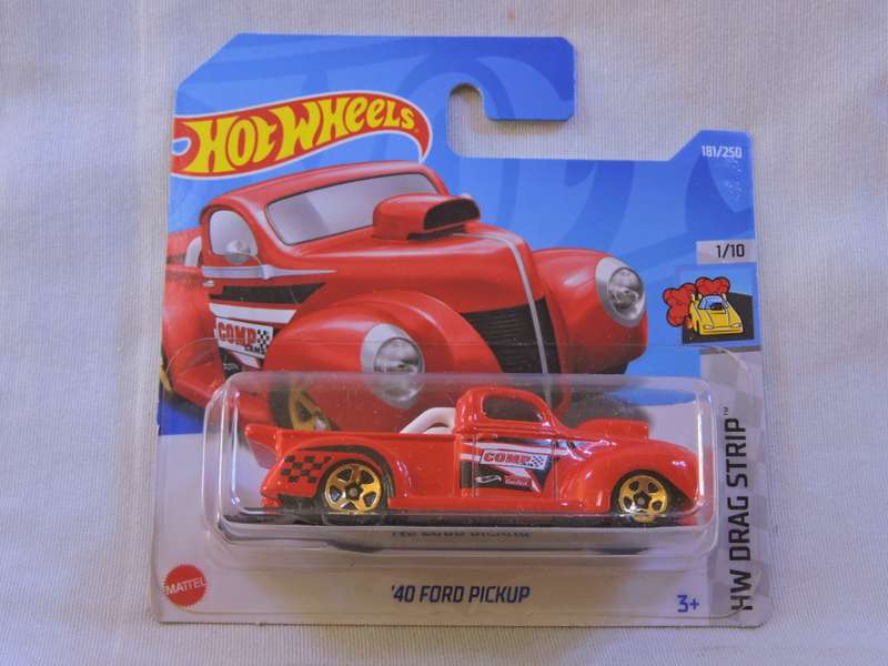 Hot Wheels  `40 FORD PickUp ( Red )  Drag Strip