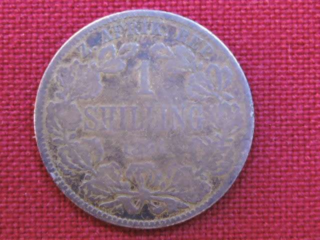 1894 ZAR 1 Shilling ( 1 Shilling ) Paul Kruger .925 Sterling Silver coin