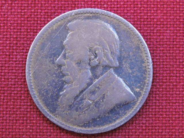 1894 ZAR 1 Shilling ( 1 Shilling ) Paul Kruger .925 Sterling Silver coin