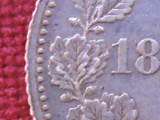 1893 ZAR 6d Sixpence Paul Kruger .925 Sterling Silver coin