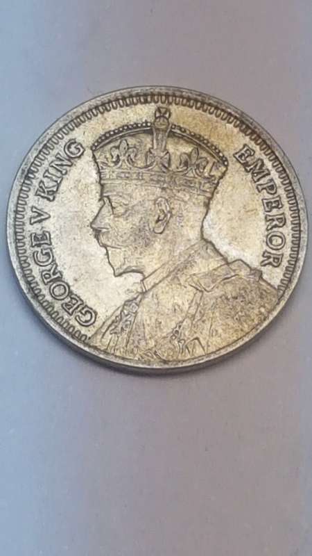 1932 Southern Rhodesia 3d tickey silver coin