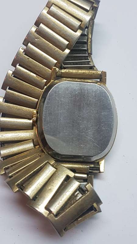 Omega De Ville Mens Automatic Watch with Date. Gold plated.
