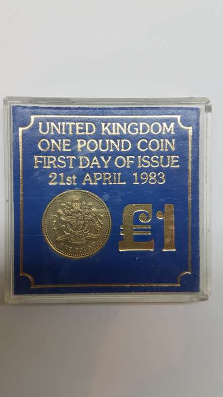 UK one pound coin 1983