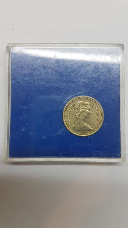 UK one pound coin 1983