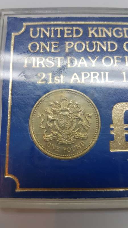UK one pound coin 1983