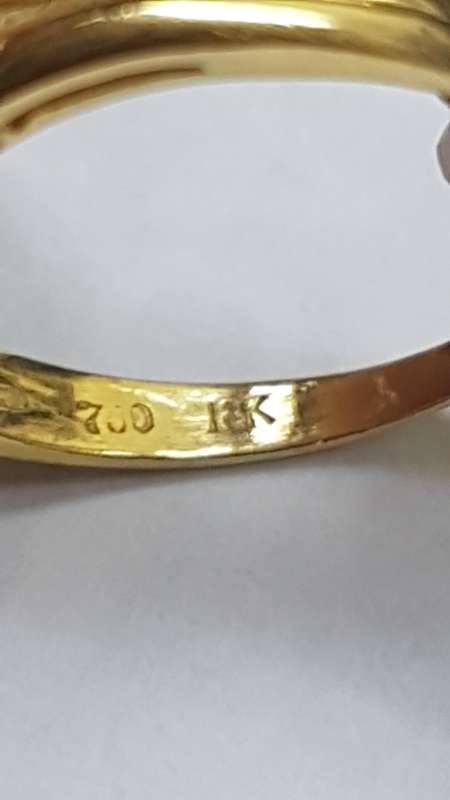 18ct Gold Sapphire and Diamond Ring