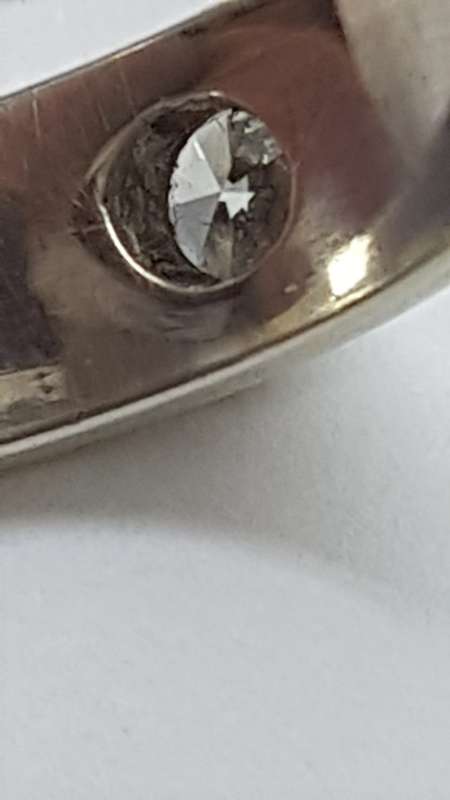9ct White Gold and Diamond ring ETCW 0.36ct