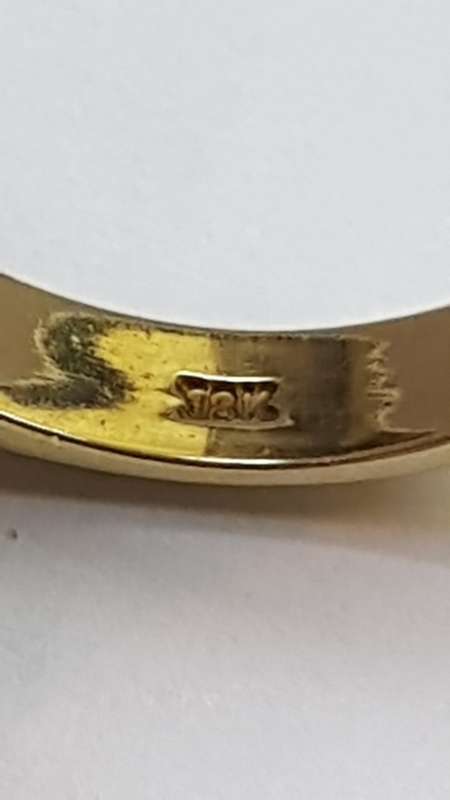 18ct Gold Diamond and Ruby Eternity Ring