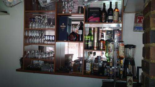 Cherry Wood Bar Cabinet