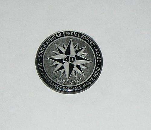 SA SPECIAL FORCES LEAGUE  40 YEAR MEDALLION