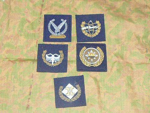 SAAF TRADE BADGE LOT