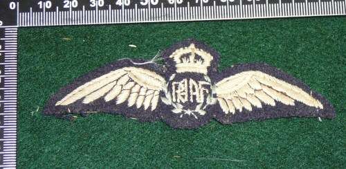 WW2 ROYAL AUSTRALIAN AIR FORCE PILOT WING