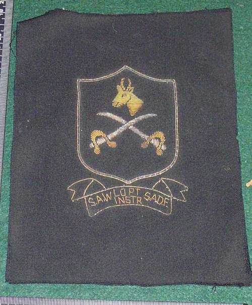 SADF ADVANCED PT INSTRUCTORS BLAZER BADGE