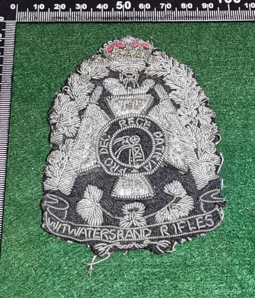 1950 WITWATERSRAND RIFLES BLAZER BADGE