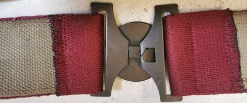 SPECIAL FORCES STABLE BELT & BUCKLE