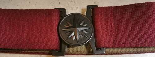 SPECIAL FORCES STABLE BELT & BUCKLE