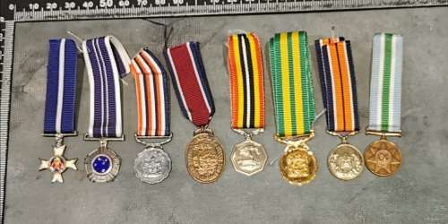 SADF MINIATURE MEDAL LOT