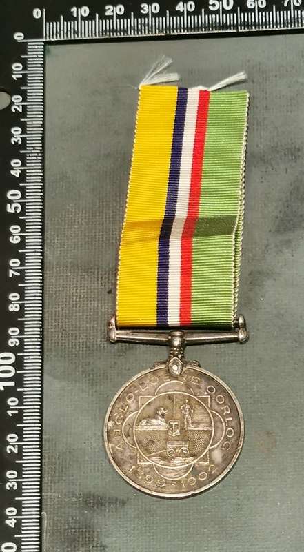 ANGLO BOER OOLOG MEDAL KROONSTAD KOMMANDO