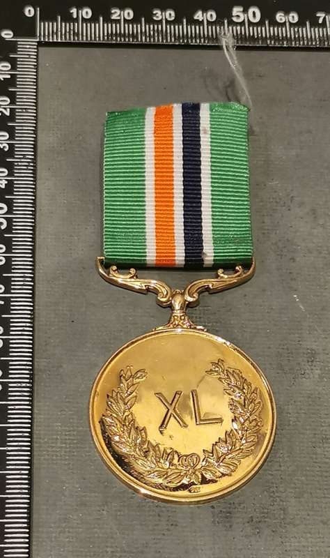 SADF 40 YEAR DISTINGUISHED CONDUCT and LOYAL SERVICE MUSEUM COPY MEDAL