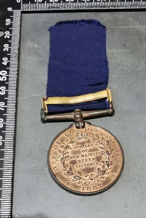 UK JUBILEE POLICE MEDAL 1887