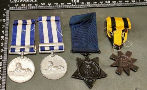 COPY LOT OF 4 VICTORIAN CAMPAIGN MEDALS