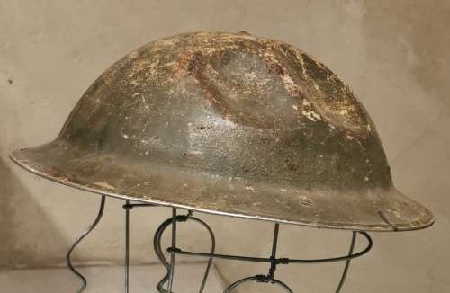 SOUTH AFRICAN MK11 STEEL HELMET UNIT MARKED