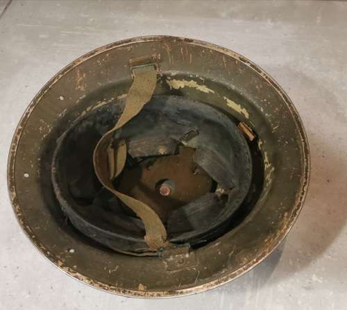 SOUTH AFRICAN MK11 STEEL HELMET UNIT MARKED