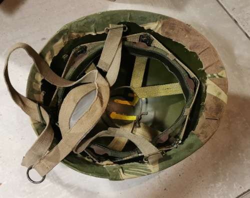 ORIGINAL RHODESIAN SAS PARATROOPER JUMP HELMET
