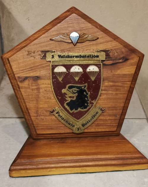 SADF 3 PARACHUTE BATTALION PLAQUE