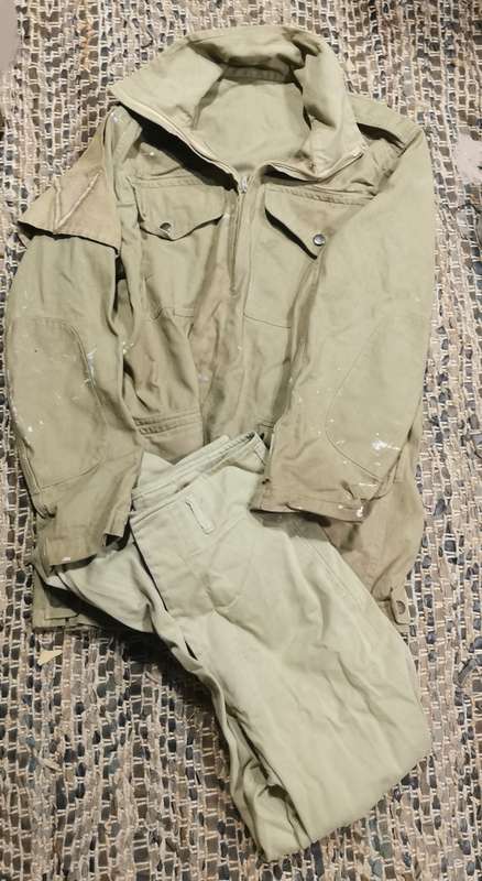 SOUTH AFRICAN EARLY PARATROOPER DENISON JUMP JACKET and TROUSERS