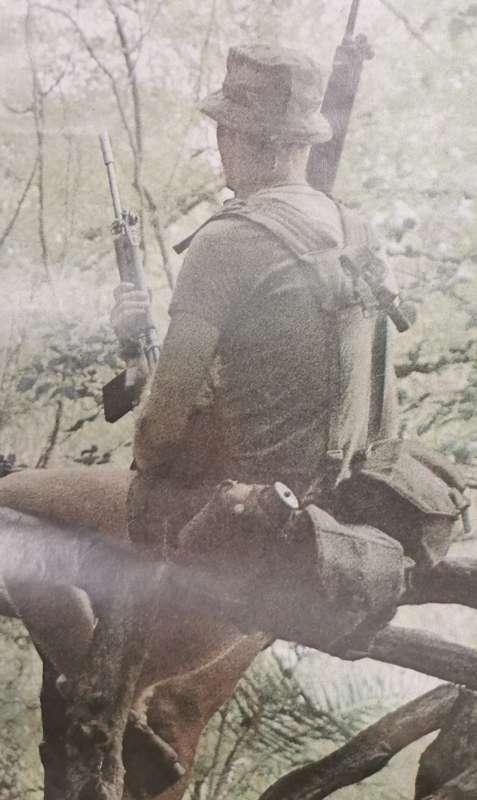 ORIGINAL RHODESIAN TERRORISM STOPS HERE RECRUITMENT POSTER