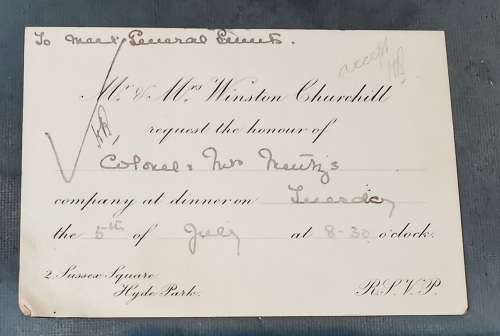 HENDRIK MENTZ ,1920 -24 SA MINISTER OF DEFENCE PASSPORT,WINSTON CHURCHILL INVITE AND PROGRAMME LOT